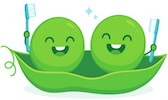 Two peas in a pod logo